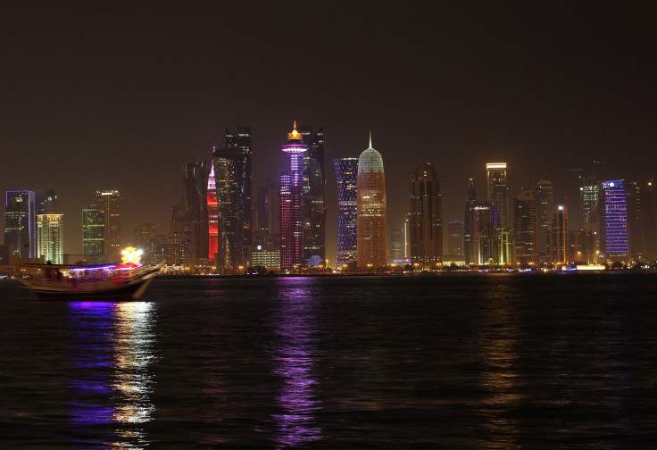 Buildings are seen on a coast line in Doha, Qatar, June 15, 2017.