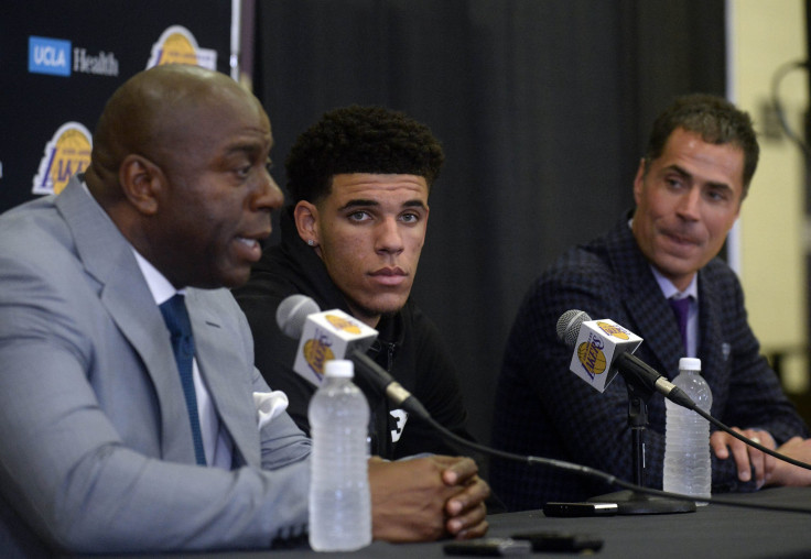 Los Angeles Lakers, Rob Pelinka, Magic Johnson, Lonzo Ball