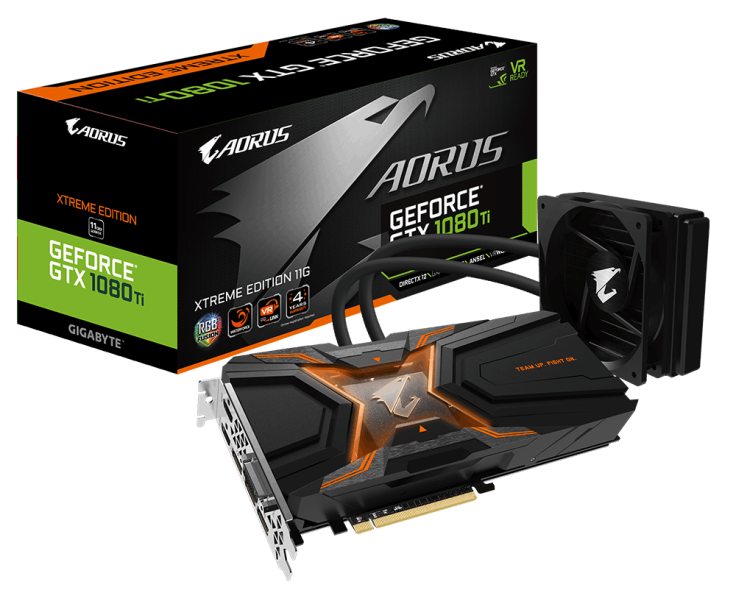 Gigabyte Aorus GeForce GTX 1080 Ti Waterforce Xtreme Edition 11G