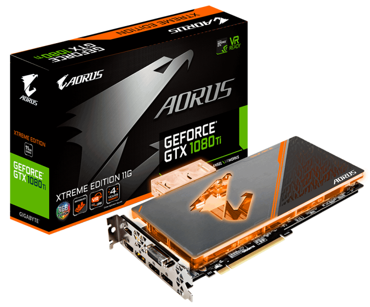 Gigabyte Aorus GeForce GTX 1080 Ti Waterforce WB Xtreme Edition 11G