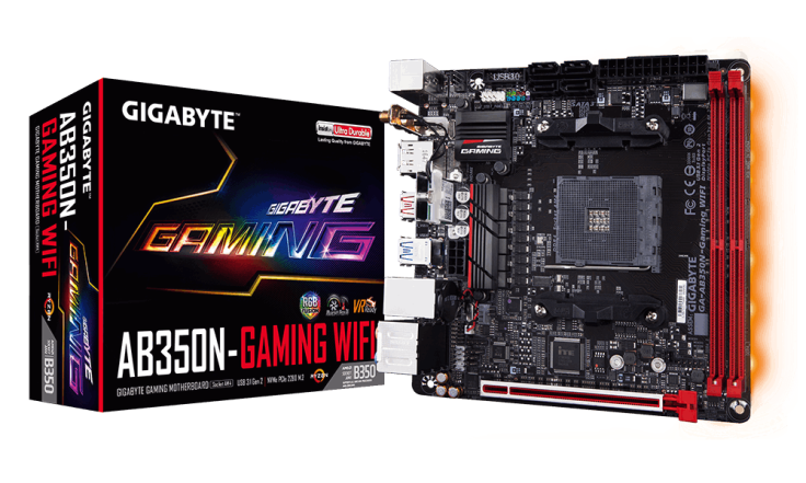 Gigabyte AB350N-Gaming WiFi mini-ITX motherboard