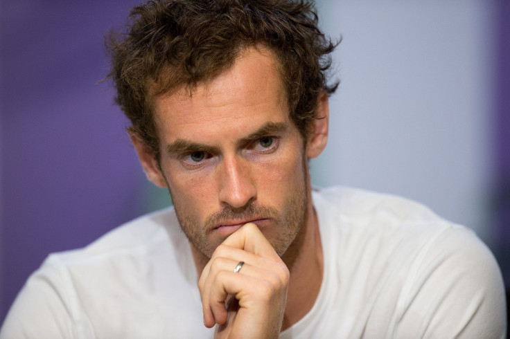 Tennis - Wimbledon - London, Britain - July 12, 2017  Great Britain’s Andy Murray during a press conference after losing his quarter final match against Sam Querrey of the U.S.