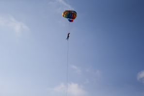 Tourist parasailing in Thailand RTSCOWH