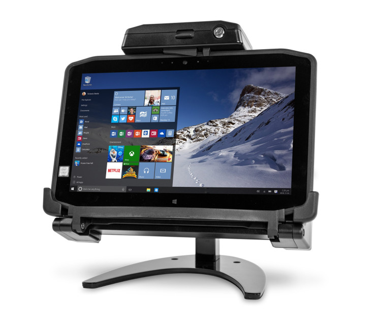 Xplore Xslate R12 with Secure Mobile Dock and stand