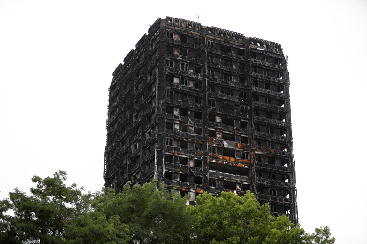 A general view shows the Grenfell Tower, which was destroyed in a fatal fire, in London, Britain July 15, 2017.