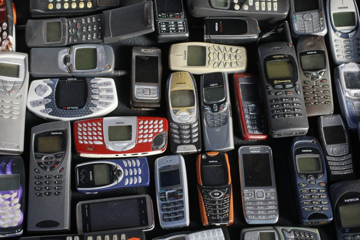 A collection of mobile phones made by Nokia is pictured in this photo illustration taken in Warsaw May 8, 2012.