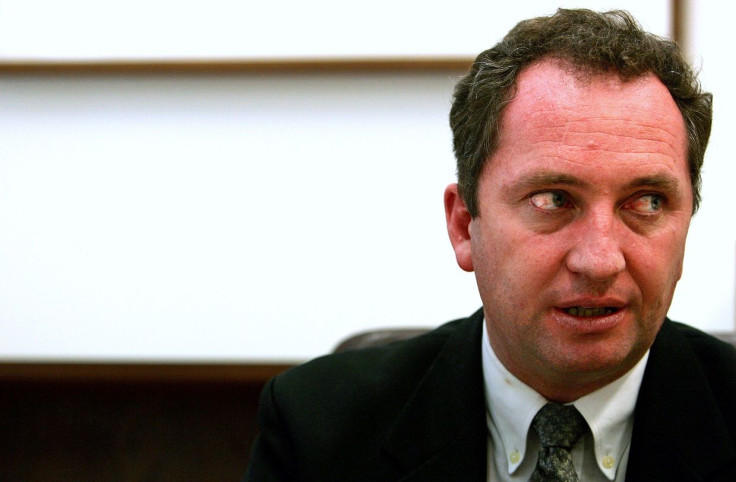 Barnaby Joyce, a member of the Australia Federal Senate, talks during an interview in Canberra, December 2, 2005.