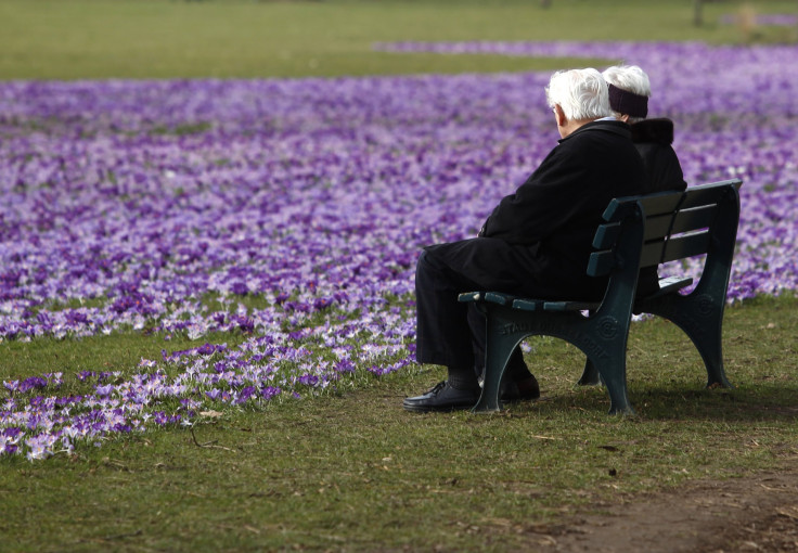 elderly couple