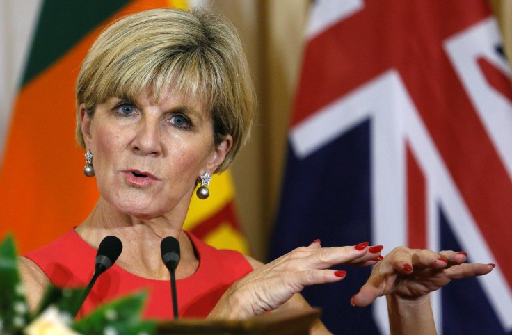 Australian Minister for Foreign Affairs Julie Bishop