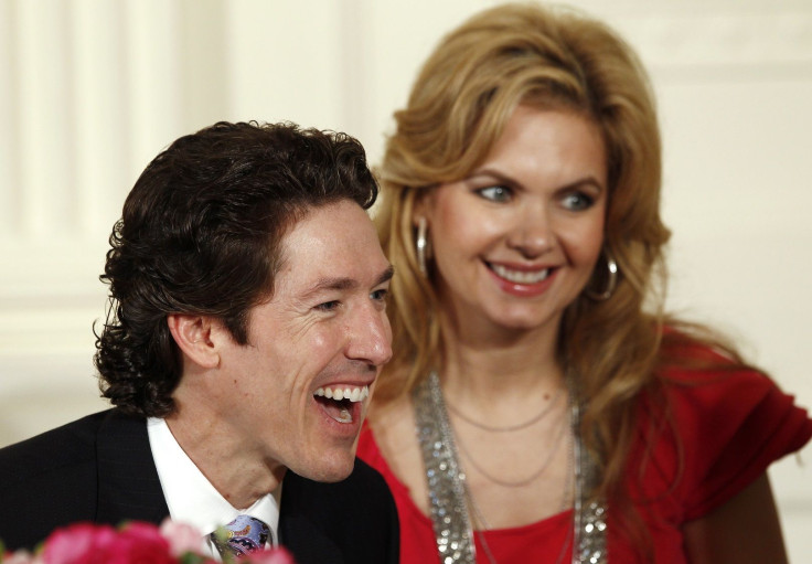 Joel Osteen, best-selling author and pastor of Lakewood Church in Texas, and his wife Victoria