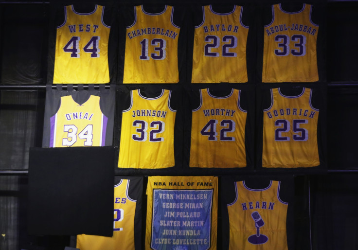 Kobe Bryant jersey retirement, Los Angeles Lakers