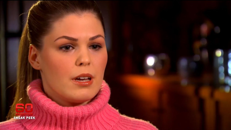 Screenshot of Belle Gibson's interview with "60 Minutes"