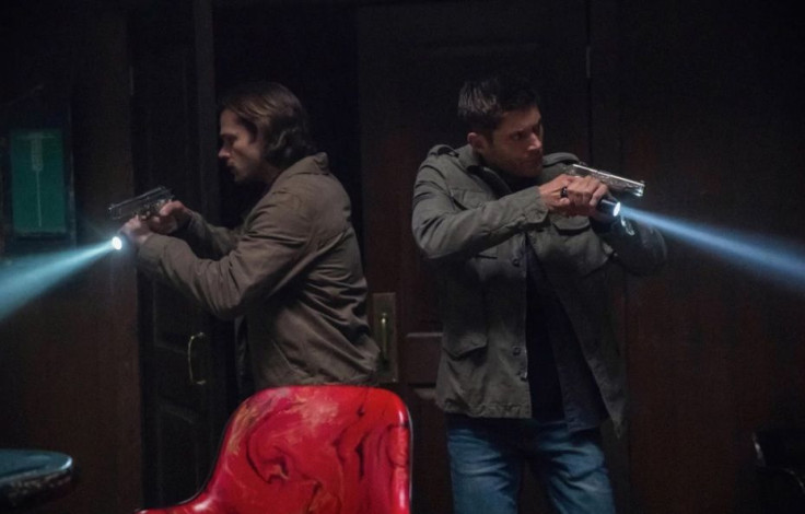 Jared Padalecki and Jensen Ackles as Sam and Dean Winchester in "Supernatural" 13x07 "War of the Worlds"
