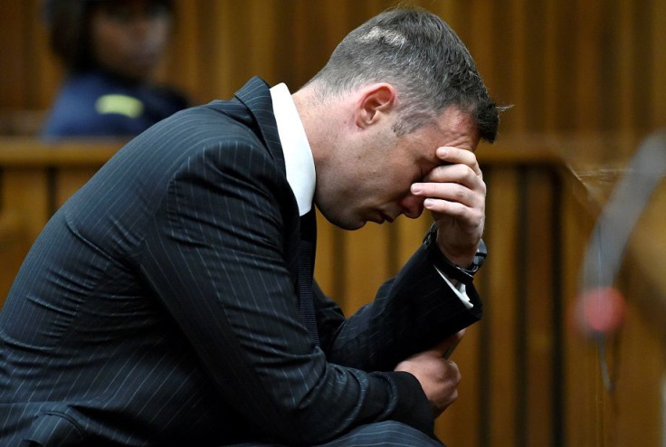 Former Paralympian Oscar Pistorius attends his sentencing for the murder of Reeva Steenkamp at the Pretoria High Court, South Africa June 13, 2016.