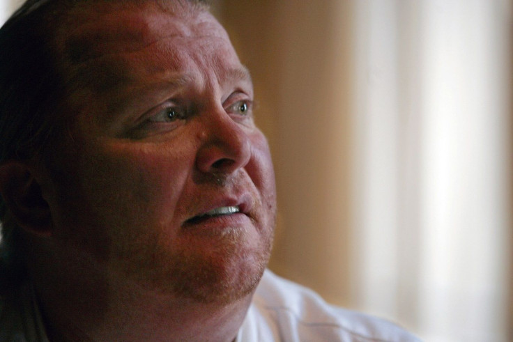 Celebrity chef Mario Batali poses in his latest restaurant, Del Posto, in New York April 11, 2006.