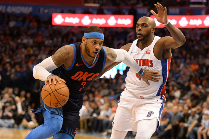 Carmelo Anthony, Knicks vs Thunder live streaming