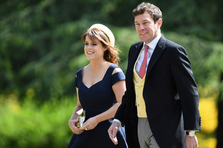Britain's Princess Eugenie attends the wedding of Pippa Middleton and James Matthews at St Mark's Church in Englefield, west of London, on May 20, 2017.