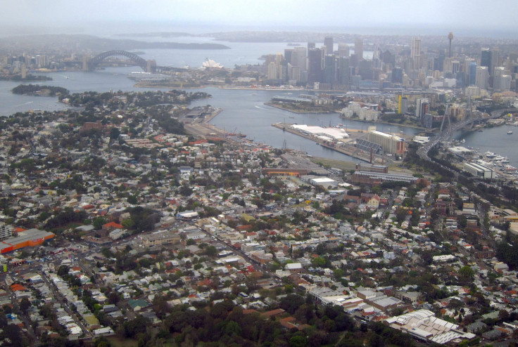 The Sydney Harbour Bridge and Central Business District (CBD) can be behind properties in the Sydney suburb of Rozelle, Australia, September 5, 2016. 