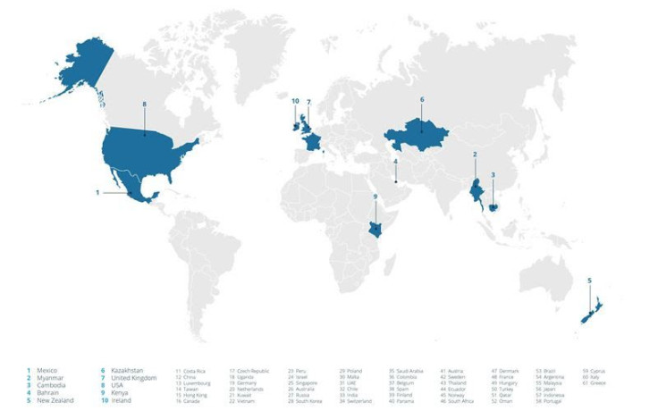 Top Countries for Career Women 2