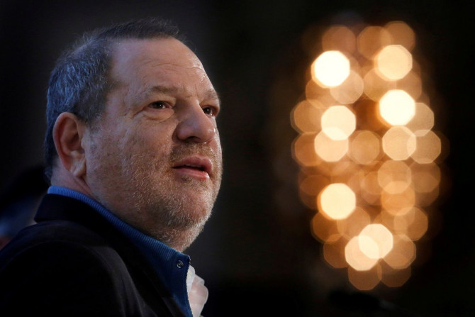 FILE PHOTO: Harvey Weinstein speaks at the UBS 40th Annual Global Media and Communications Conference in New York, NY, U.S., December 5, 2012.