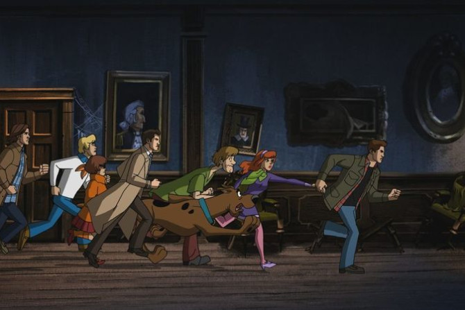 "Supernatural" crossover episode of "Scooby Doo, Where Are You?" in season 13 episode 16