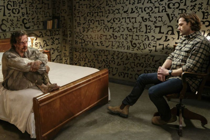 Richard Speight Jr as Gabriel and Jared Padalecki as Sam Winchester in "Supernatural" 13x18 "Bring 'em Back Alive"