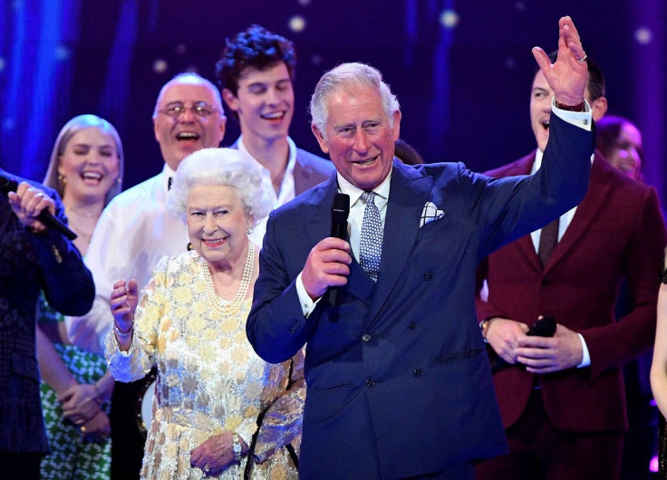 Britain's Prince Charles speaks during a special concert "The Queen's Birthday Party" to celebrate the 92nd birthday of Britain's Queen Elizabeth at the Royal Albert Hall in London, Britain April 21, 2018.