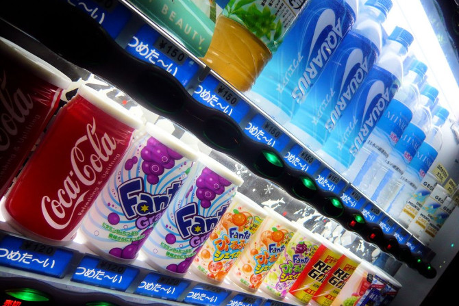 Cola in Can Vending Machine