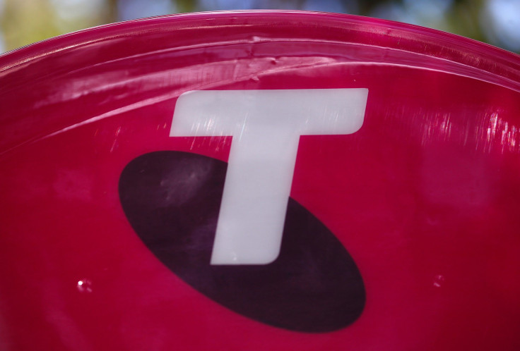 A Telstra logo adorns a phone booth in the central business district (CBD) of Sydney in Australia, February 13, 2018. Picture taken February 13, 2018.
