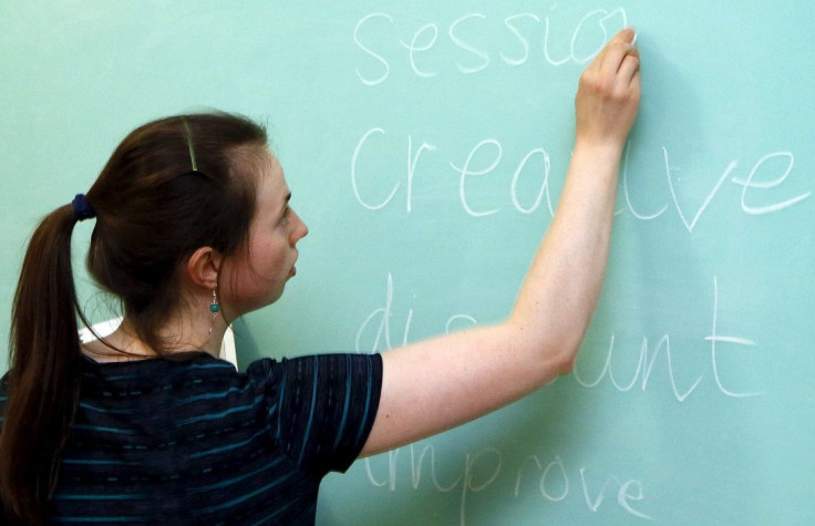 English teacher blackboard