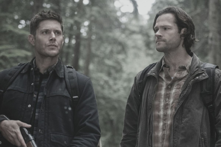 Jensen Ackles as Dean Winchester and Jared Padalecki as Sam Winchester in "Supernatural" 13x21 "Beat the Devil"