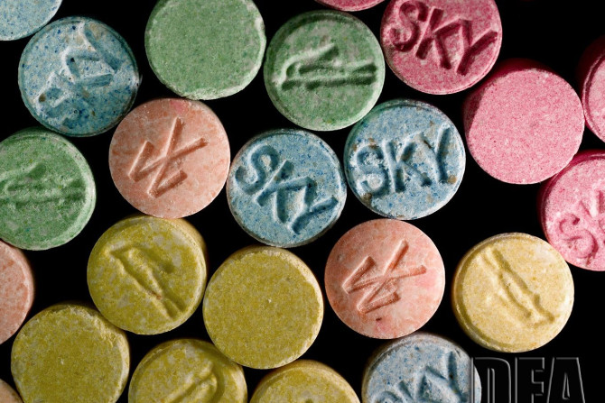 Ecstasy pills, which contain MDMA as their main chemical, are pictured in this undated handout photo courtesy of the United States Drug Enforcement Administration (DEA).