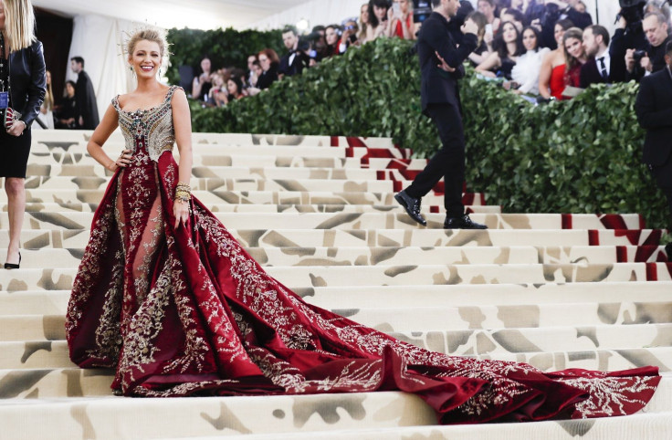 Actor Blake Lively arrives at the Metropolitan Museum of Art Costume Institute Gala (Met Gala)