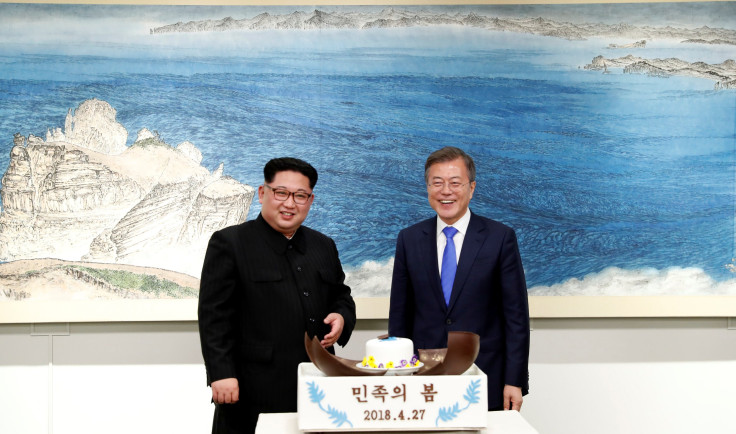 Moon Jae-in Kim Jong Un