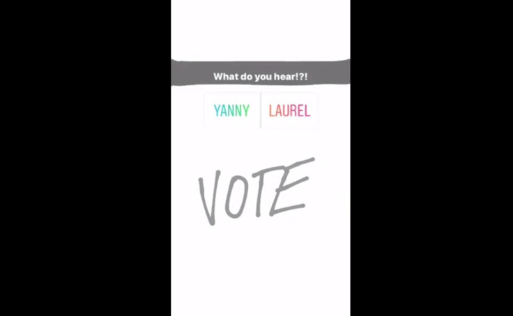 Screenshot of the "Yanny or Laurel" audio recording