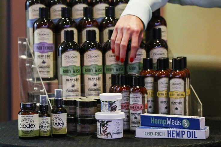 Cannabidiol (CBD) hemp products are seen during the International Cannabis Association Convention in New York, October 12, 2014.