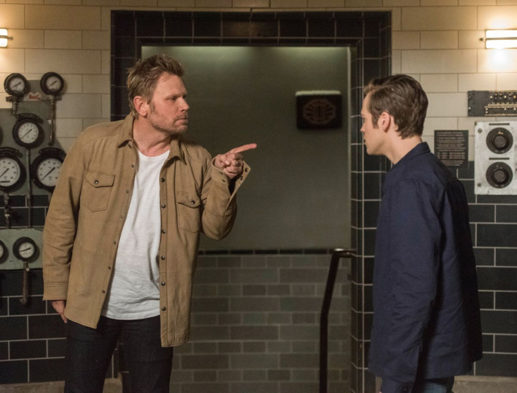 Mark Pellegrino as Lucifer and Alexander Calvert as Jack in "Supernatural" 13x23 "Let the Good Times Roll"