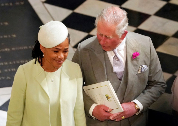 The Prince of Wales and Doria Ragland, mother of the bride