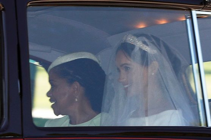 Meghan Markle with her mother Doria Ragland departs for her wedding to Britain's Prince Harry, in Taplow, Britain, May 19, 2018.