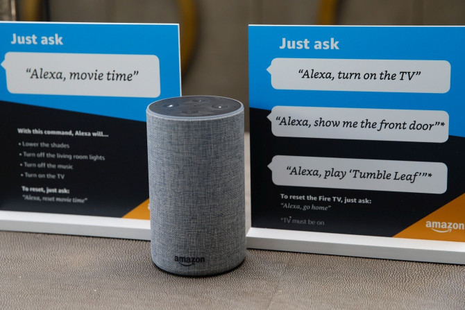 Prompts on how to use Amazon's Alexa personal assistant are seen in an Amazon ‘experience centre’ in Vallejo, California, U.S., May 8, 2018. Picture taken May 8, 2018.