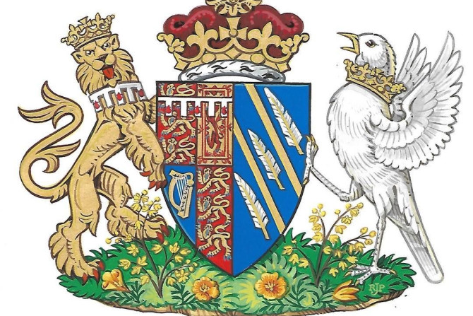 The coat of arms of Meghan, Duchess of Sussex
