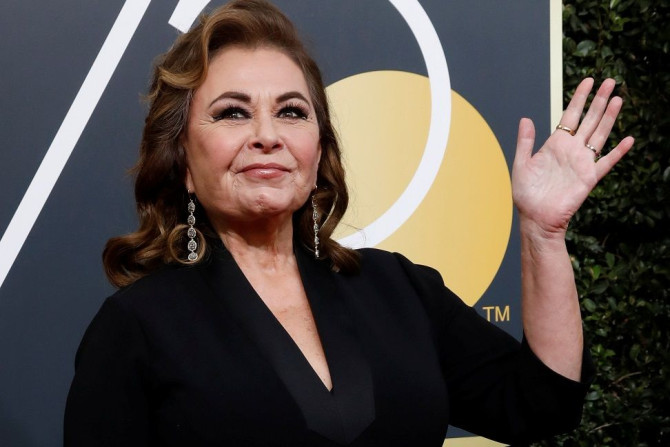 Actress Roseanne Barr waves on her arrival to the 75th Golden Globe Awards in Beverly Hills, California, U.S., January 7, 2018. Picture taken January 7, 2018.
