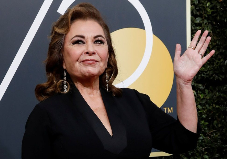 Actress Roseanne Barr waves on her arrival to the 75th Golden Globe Awards in Beverly Hills, California, U.S., January 7, 2018. Picture taken January 7, 2018.