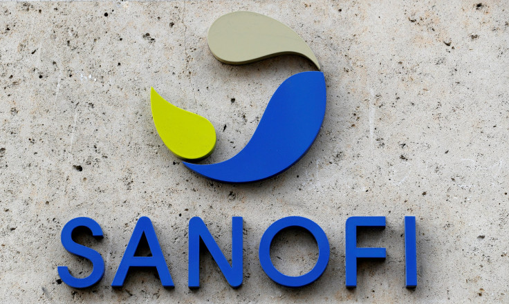 FILE PHOTO: French multinational pharmaceutical company SANOFI logo is seen at the headquarters in Paris, France, March 8, 2016.