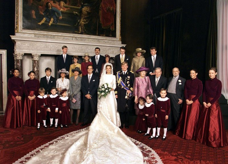 DUTCH CROWN PRINCE WILLEM-ALEXANDER AND HIS BRIDE MAXIMA ZORREGUIETA