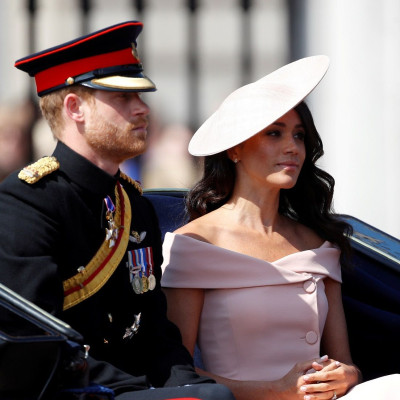 Britain's Prince Harry and Meghan, Duchess of Sussex