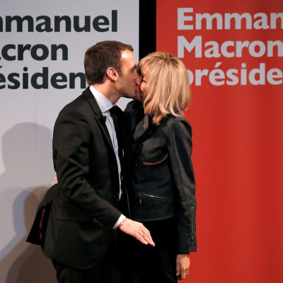 Emmanuel Macron and Brigitte