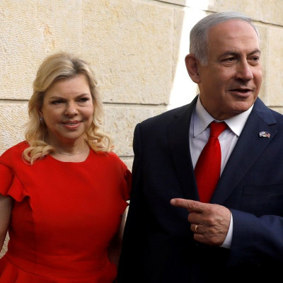 Israeli Prime Minister Benjamin Netanyahu and his wife Sara Netanyahu