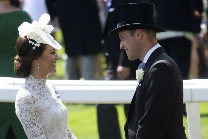 Britain Horse Racing - Royal Ascot - Ascot Racecourse - June 20, 2017 Catherine, the Duchess of Cambridge and Prince William at Ascot