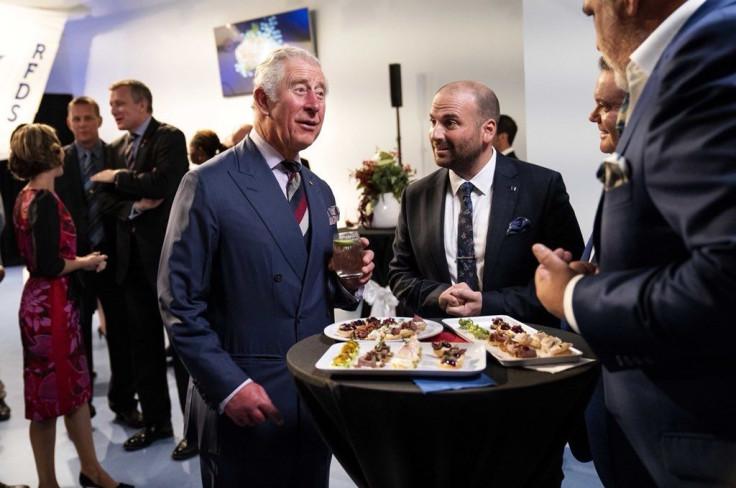 Prince Charles with "MasterChef Australia" judges Gary Mehigan, George Calombaris and Matt Preston